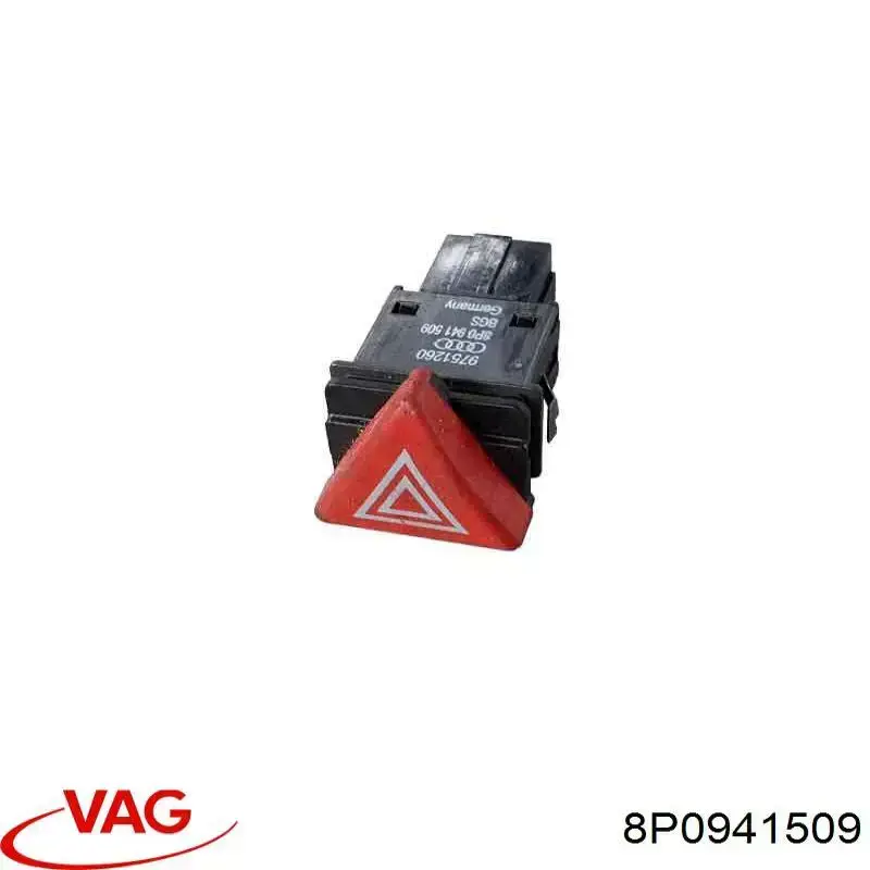 8P0941509 VAG Botão de ativação do sinal de emergência
