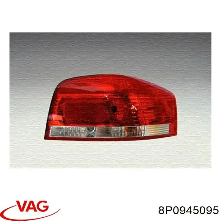 8P0945095 VAG Lanterna traseira esquerda externa