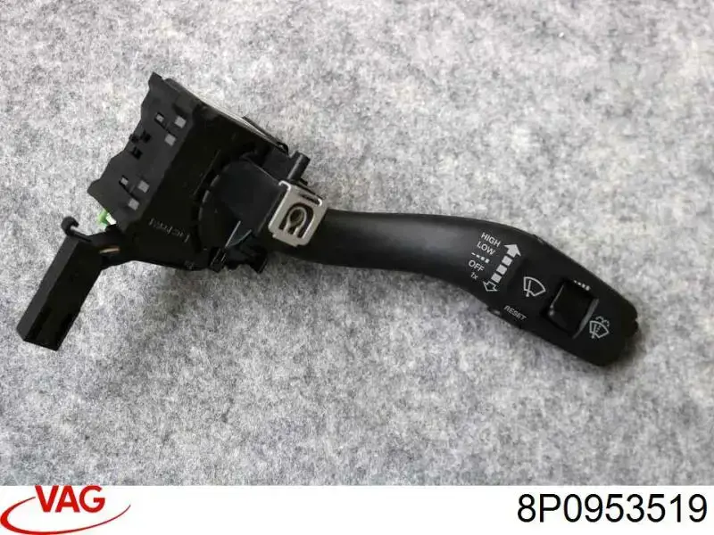 8P0953519D VAG Comutador direito instalado na coluna da direção