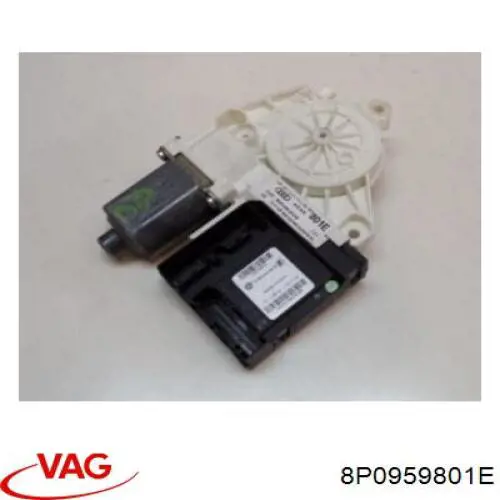 Motor de acionamento de vidro da porta dianteira esquerda VAG 8P0959801E preço, a partir de 91,51 EUR