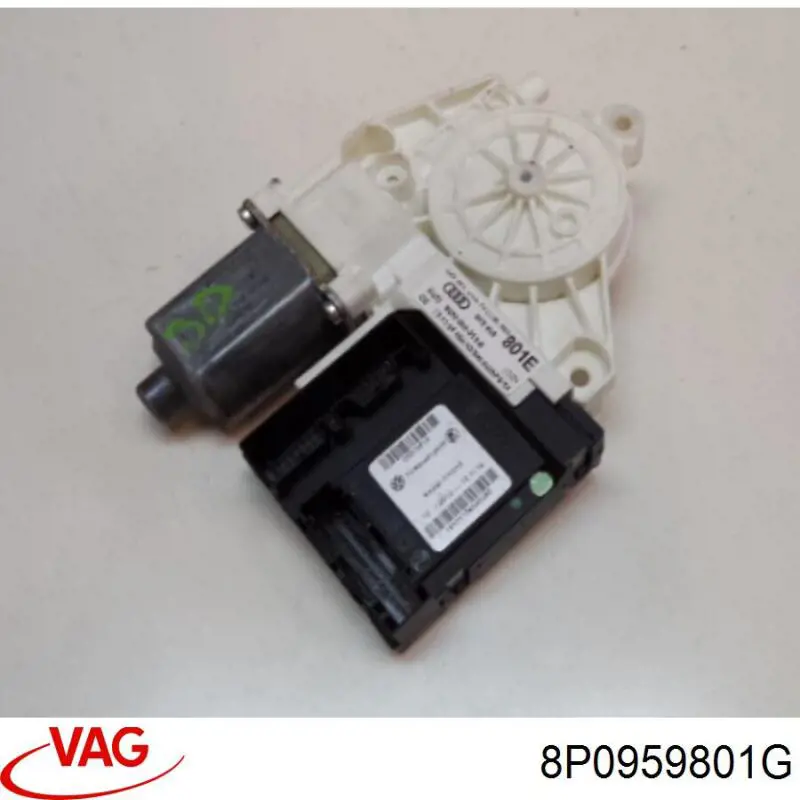 8P0959801G VAG Motor de acionamento de vidro da porta dianteira esquerda