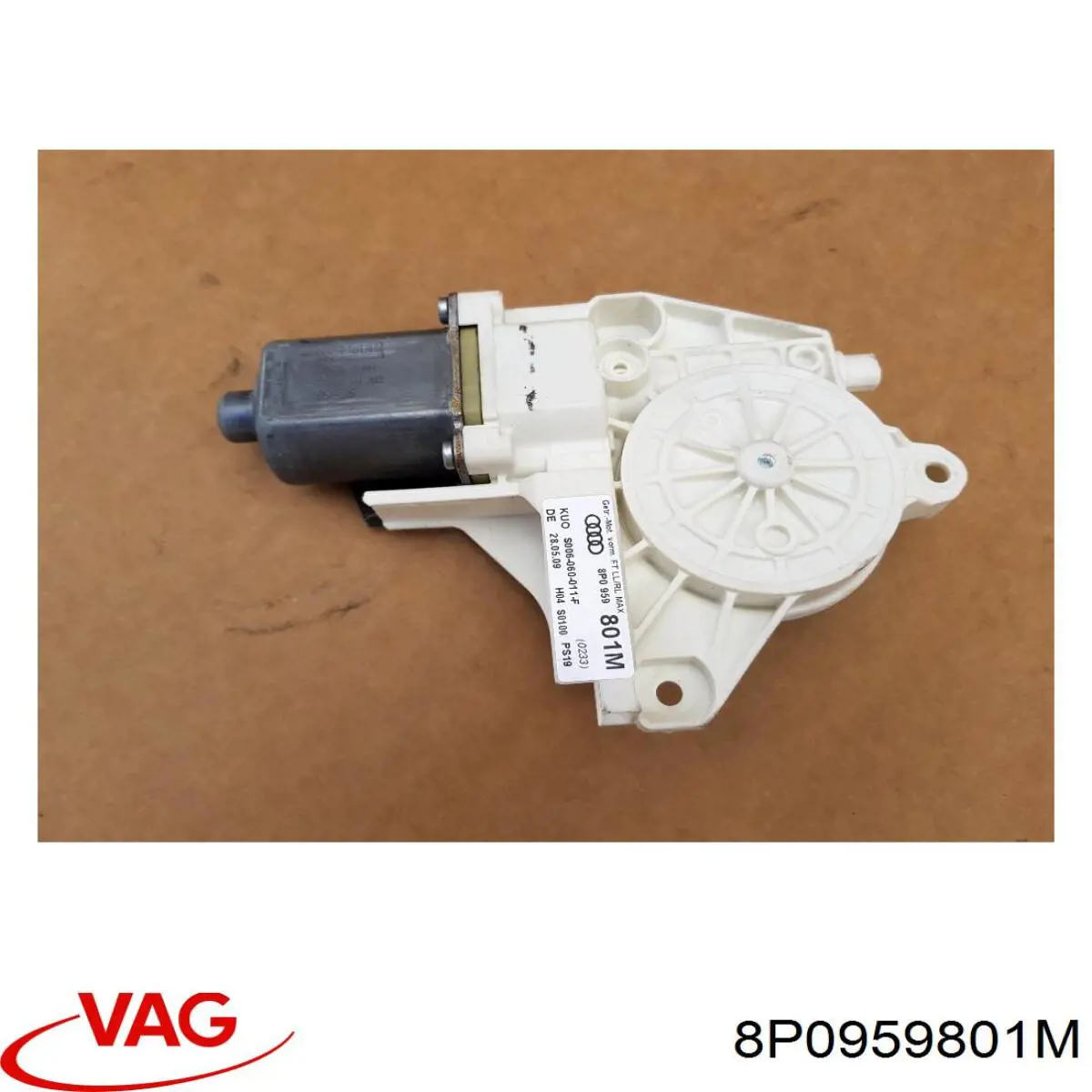 8P0959801M VAG Motor de acionamento de vidro da porta dianteira