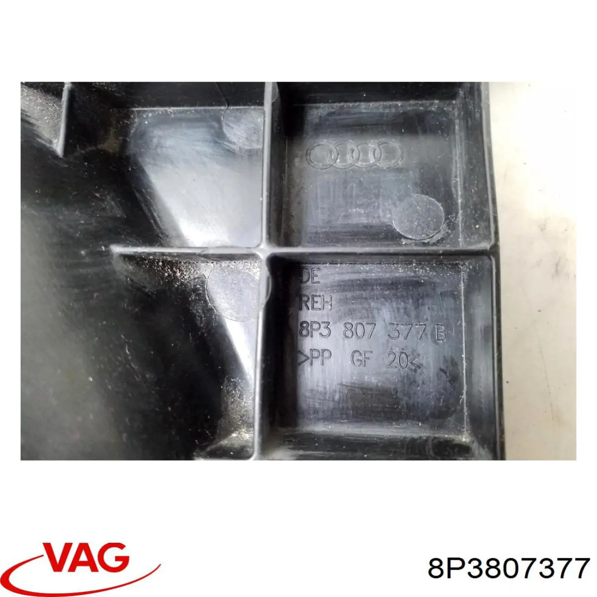 Compre 8P3807377B VAG Guia esquerda do pára-choque traseiro