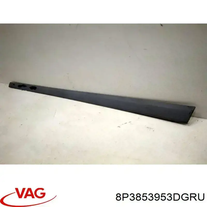8P3853953DGRU VAG Moldura da porta dianteira esquerda