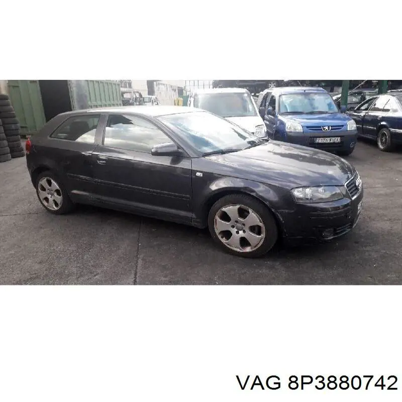 Compre 8P3880742 VAG Cinto de segurança (AIRBAG) de estore lateral direito