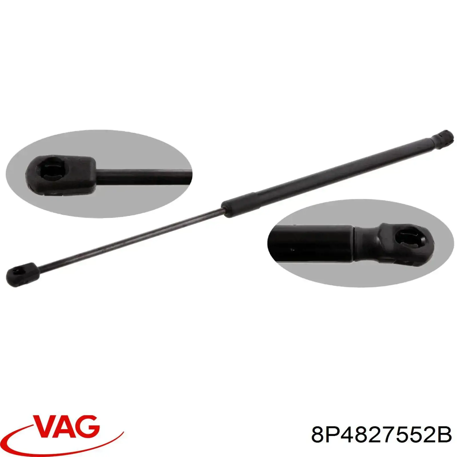 Compre 8P4827552B VAG Amortecedor de tampa de porta-malas (de 3ª/5ª porta traseira)