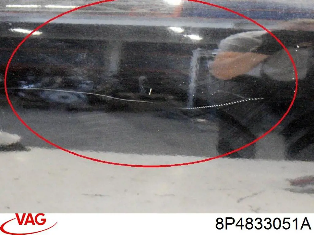Porta traseira esquerda VAG 8P4833051A preço, a partir de 233,25 USD