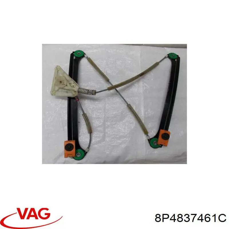 Mecanismo de acionamento de vidro da porta dianteira esquerda VAG 8P4837461C preço, a partir de 56,89 USD