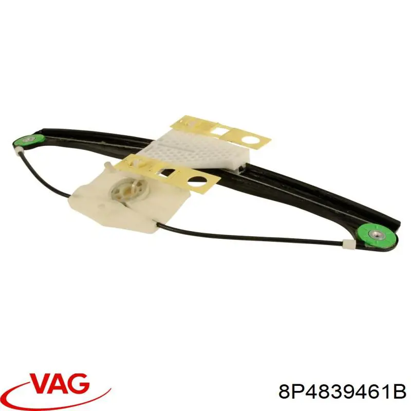 Mecanismo de acionamento de vidro da porta traseira esquerda VAG 8P4839461B preço, a partir de 42,28 USD