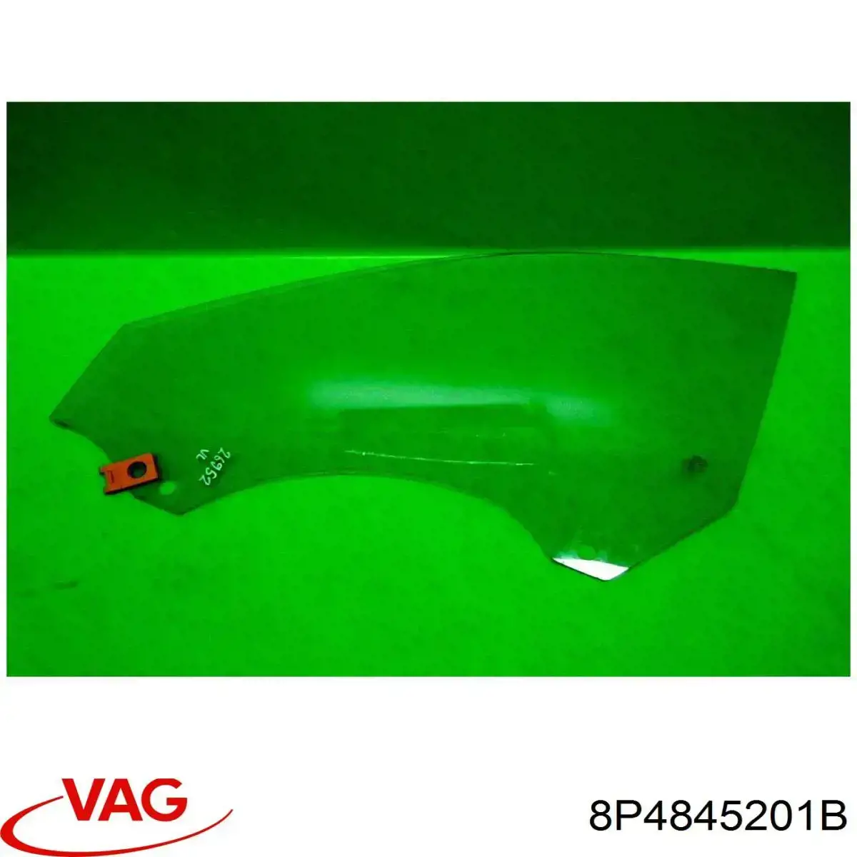 8P4845201B VAG Vidro da porta dianteira esquerda