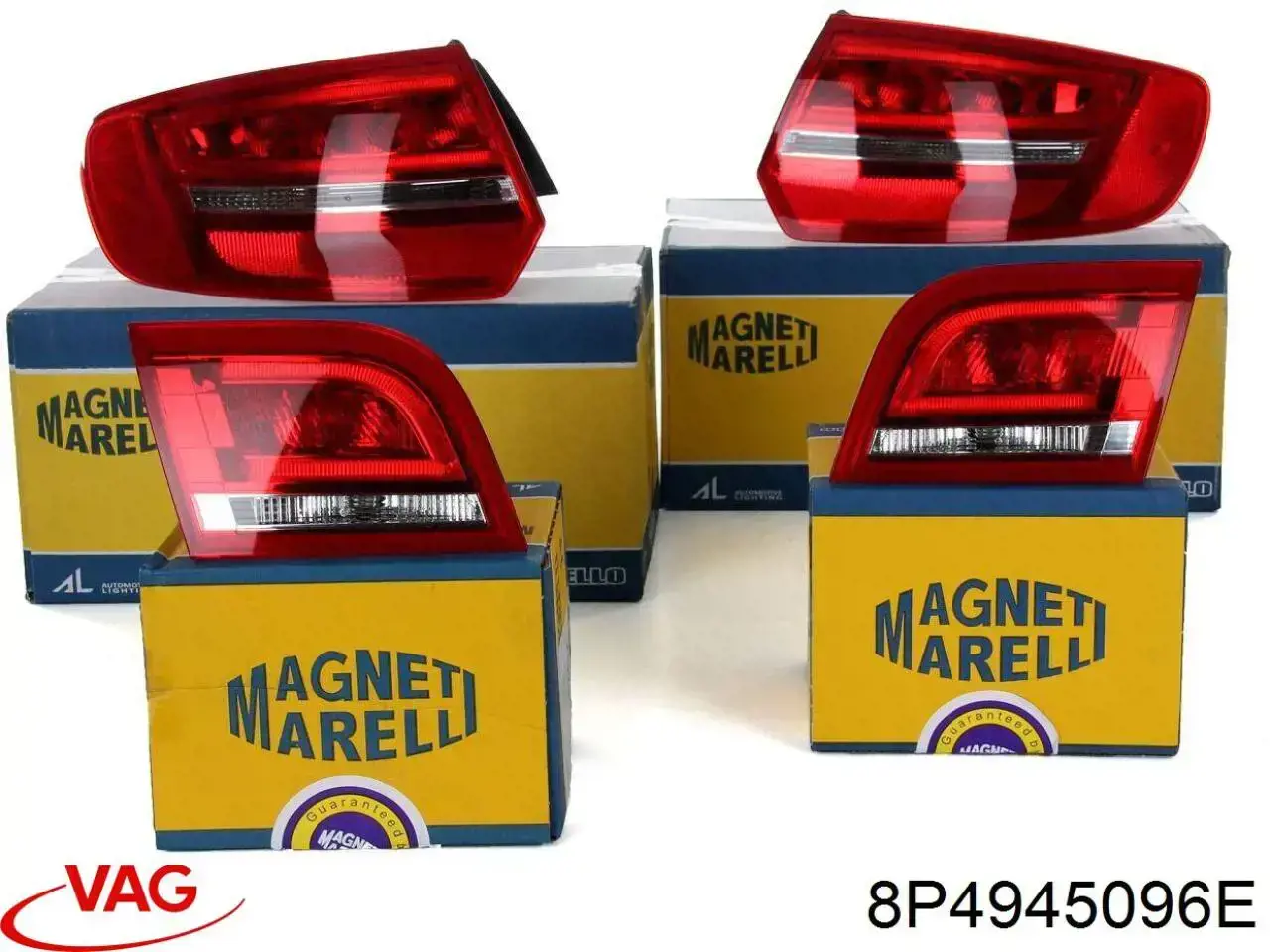 Lanterna traseira direita externa VAG 8P4945096E preço, a partir de 131,33 USD