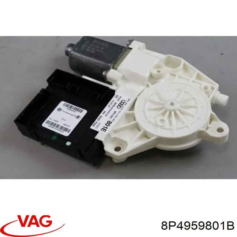 8P4959801B VAG Motor de acionamento de vidro da porta traseira esquerda