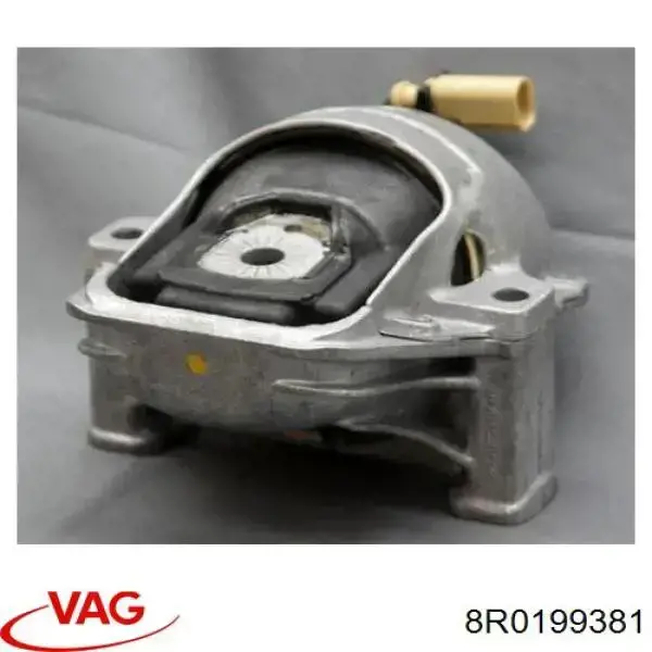 8R0199381 VAG Coxim (suporte) direito de motor