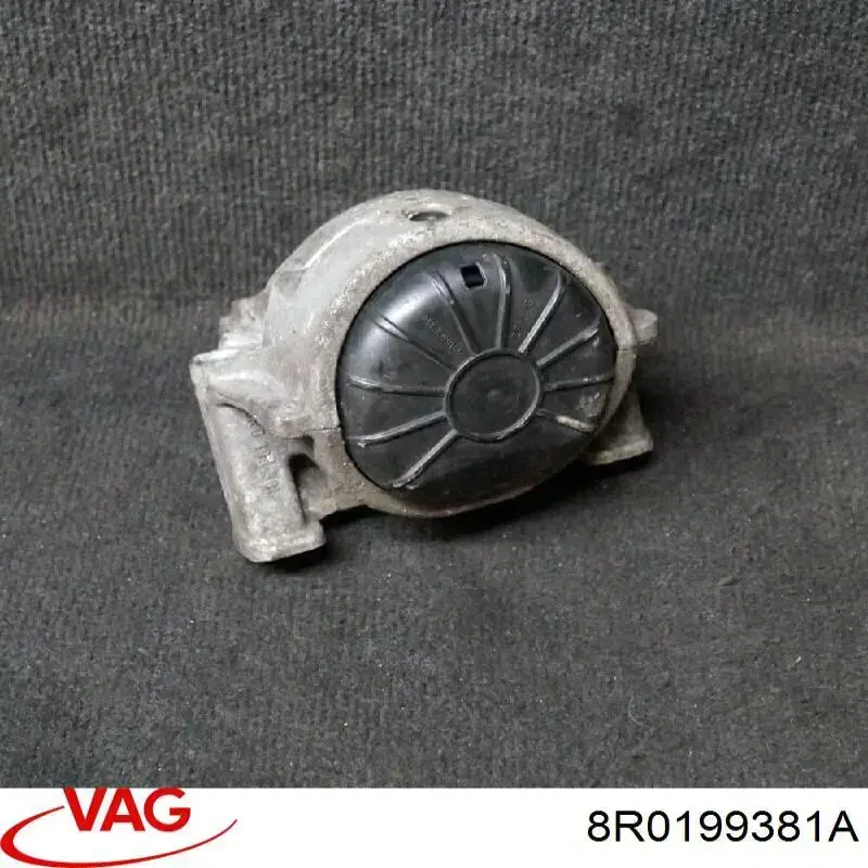 8R0199381A VAG Coxim (suporte) direito de motor