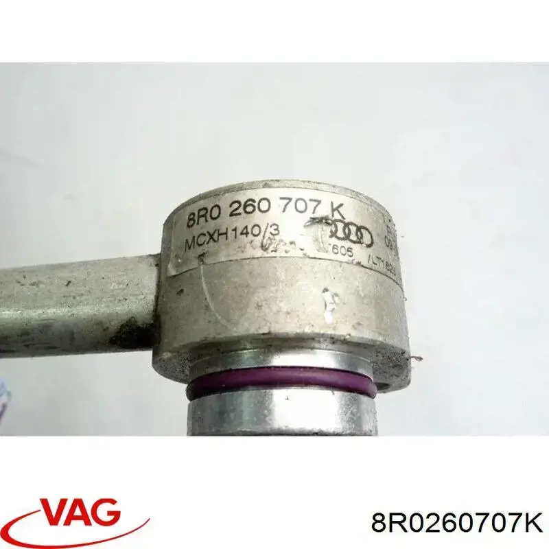 8R0260707K VAG Mangueira de aparelho de ar condicionado, desde o vaporizador até o compressor