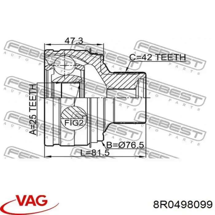 Compre TOJ0336 Magneti Marelli Junta homocinética externa dianteira