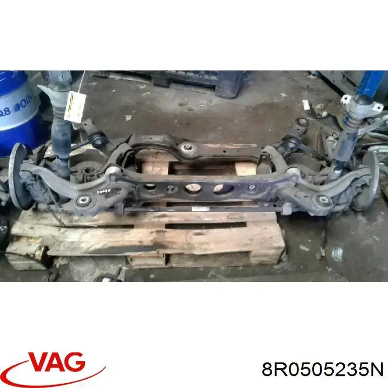 8R0505235N VAG Viga de suspensão traseira (plataforma veicular)