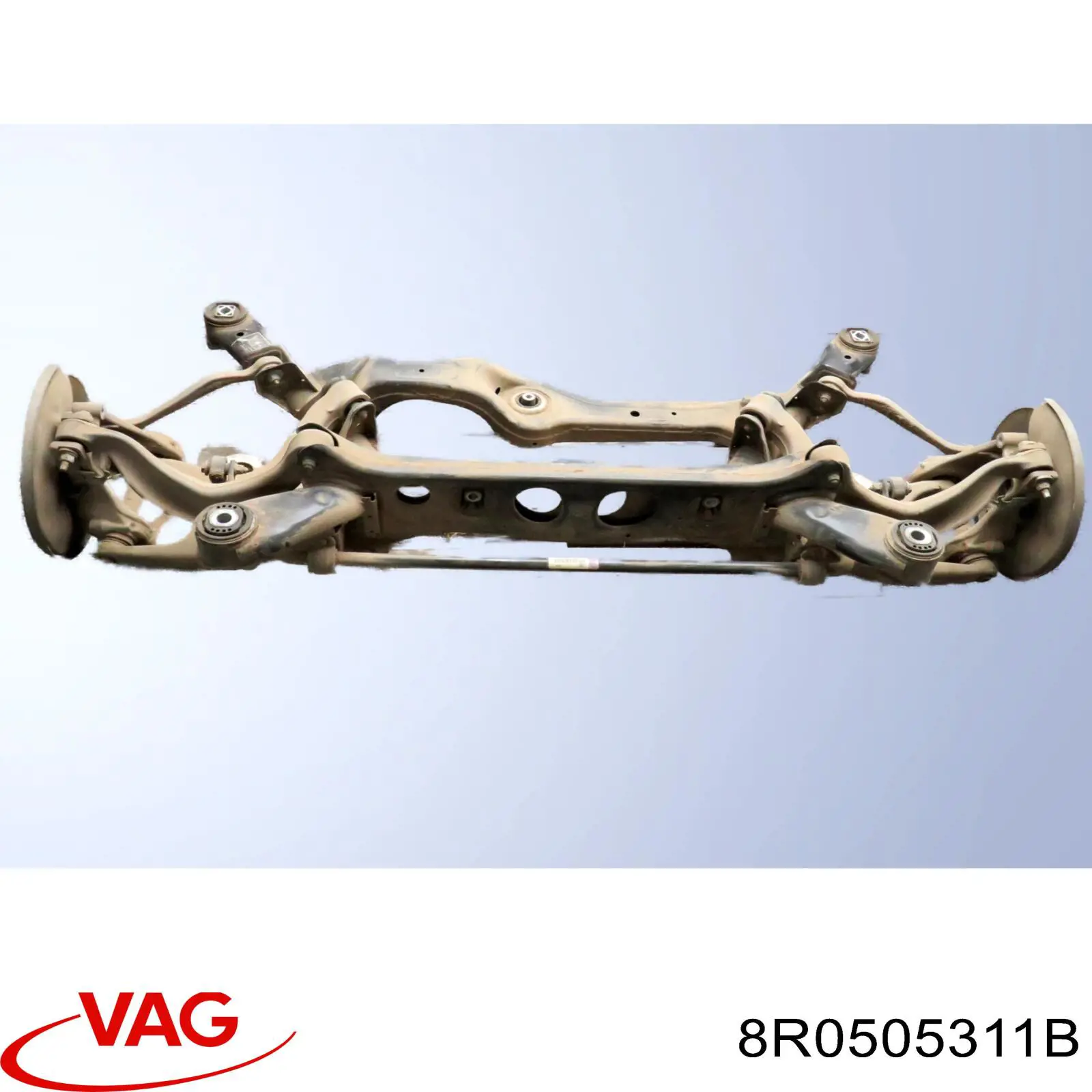 8R0505311B VAG Braço oscilante inferior esquerdo de suspensão traseira