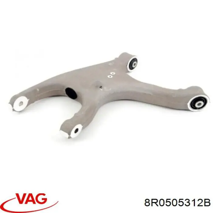 8R0505312B VAG Braço oscilante inferior direito de suspensão traseira