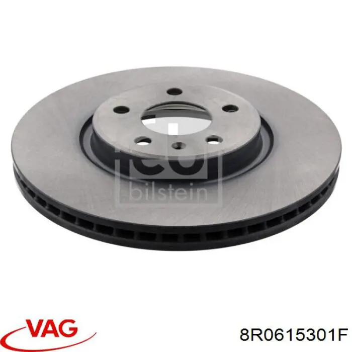 Compre 8R0615301F VAG Disco do freio dianteiro