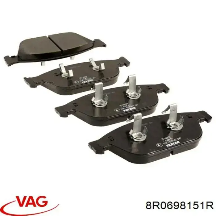Sapatas do freio dianteiras de disco VAG 8R0698151R