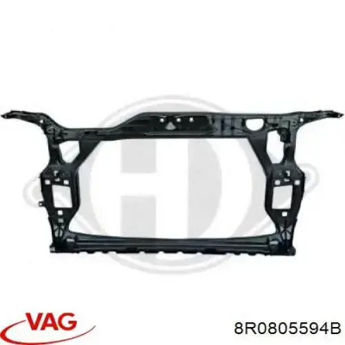 8R0805594B VAG Suporte do radiador montado (painel de montagem de fixação das luzes)