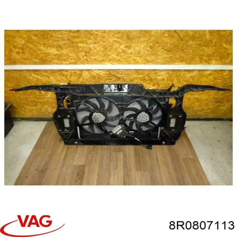 8R0807113 VAG Reforçador do pára-choque dianteiro
