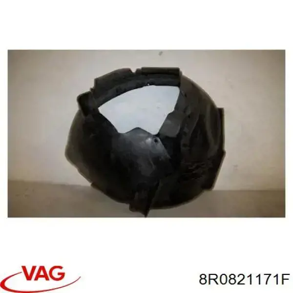 8R0821171F VAG Guarda-barras esquerdo do pára-lama dianteiro