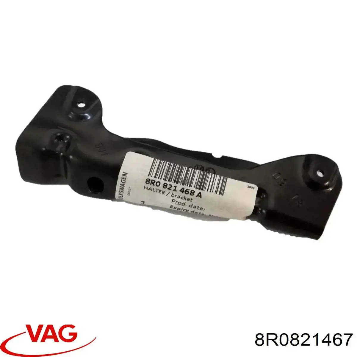 8R0821467 VAG Consola superior de fixação do pára-lama dianteiro esquerdo