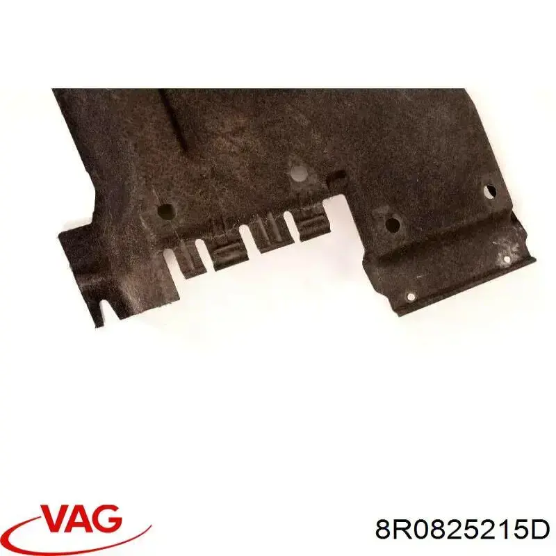 8R0825215D VAG Proteção de fundo traseira esquerda