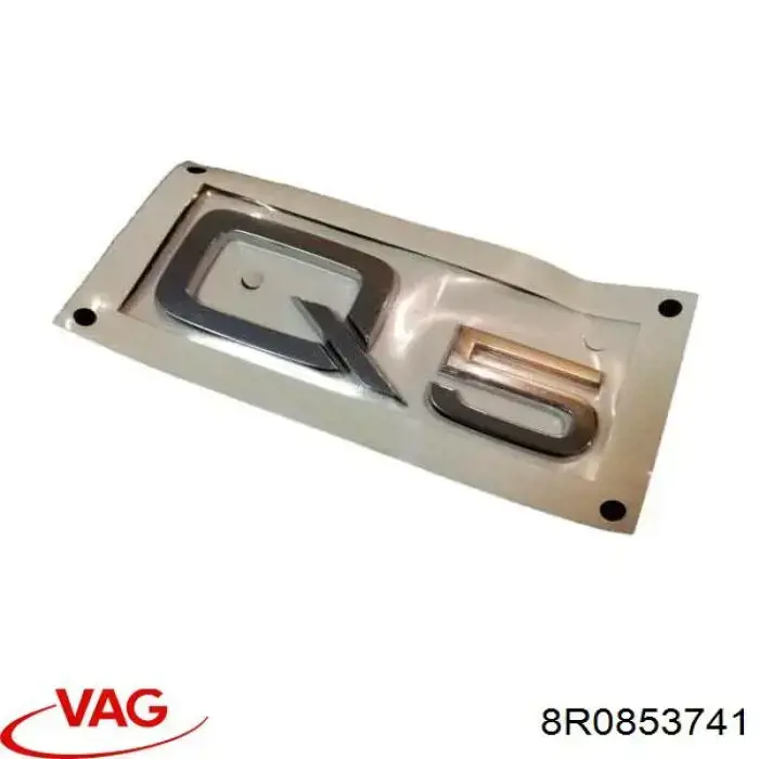 8R0853741 VAG Emblema de tampa de porta-malas (emblema de firma)