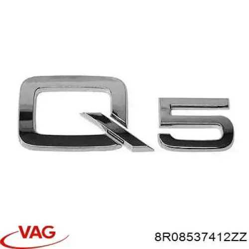 Compre 8R0853741 VAG Emblema de tampa de porta-malas (emblema de firma)