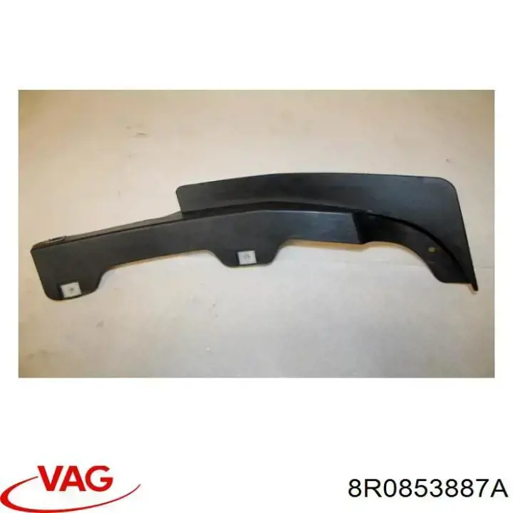 8R0853887A VAG Spoiler esquerdo do pára-choque dianteiro