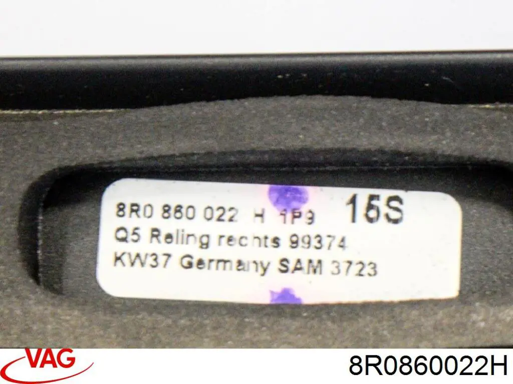 8R0860022H VAG Porta-bagagem do teto direito