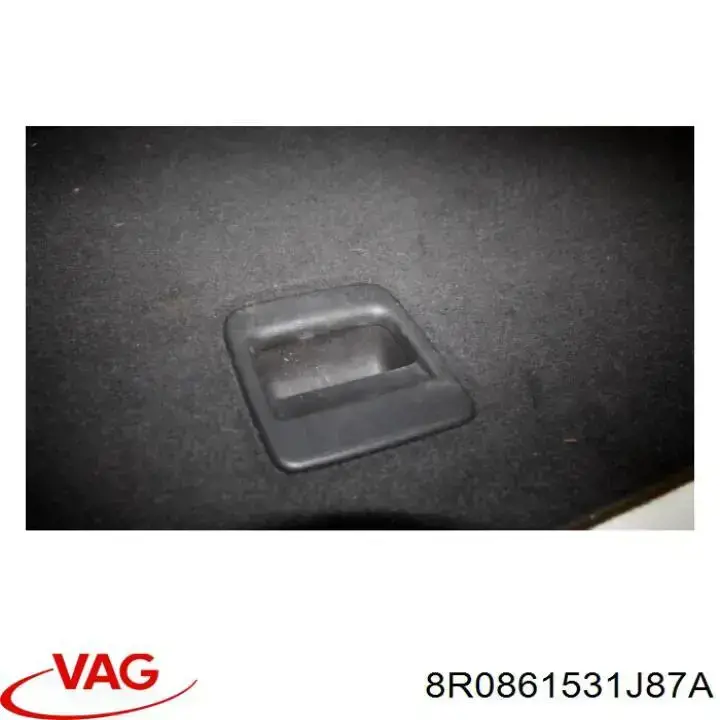 8R0861531J87A VAG Cobrimento da seção de bagagem inferior