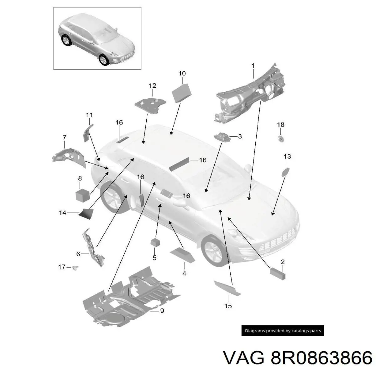 8R0863866 VAG 