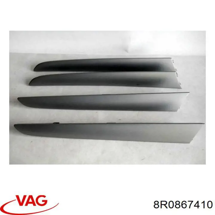 Placa sobreposta da porta traseira direita VAG 8R0867410 preço, a partir de 46,05 USD