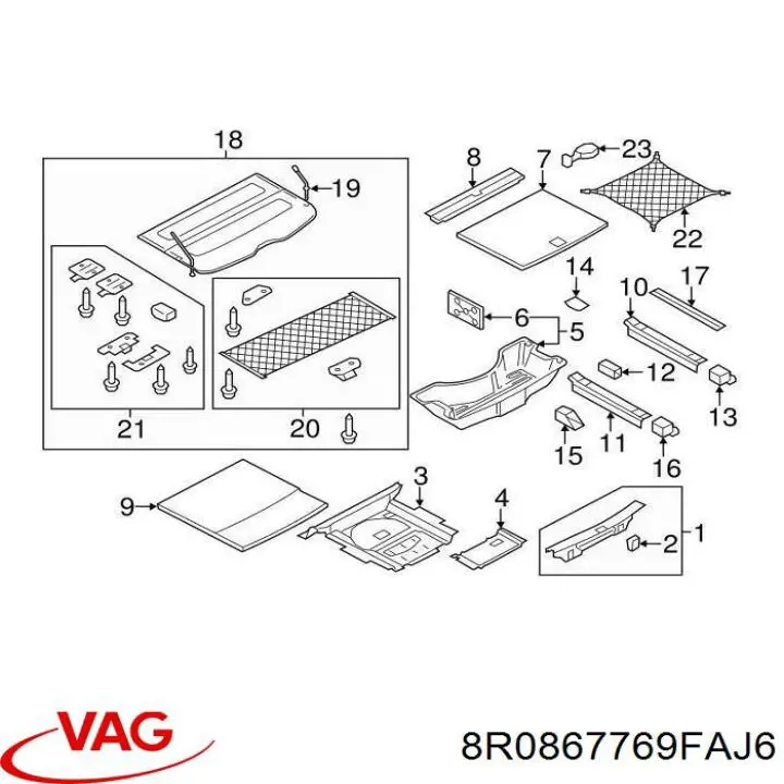 8R0867769FAJ6 VAG 
