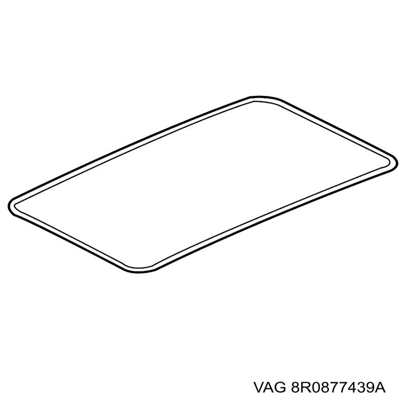 8R0877439A VAG Vedação de alcapão do teto