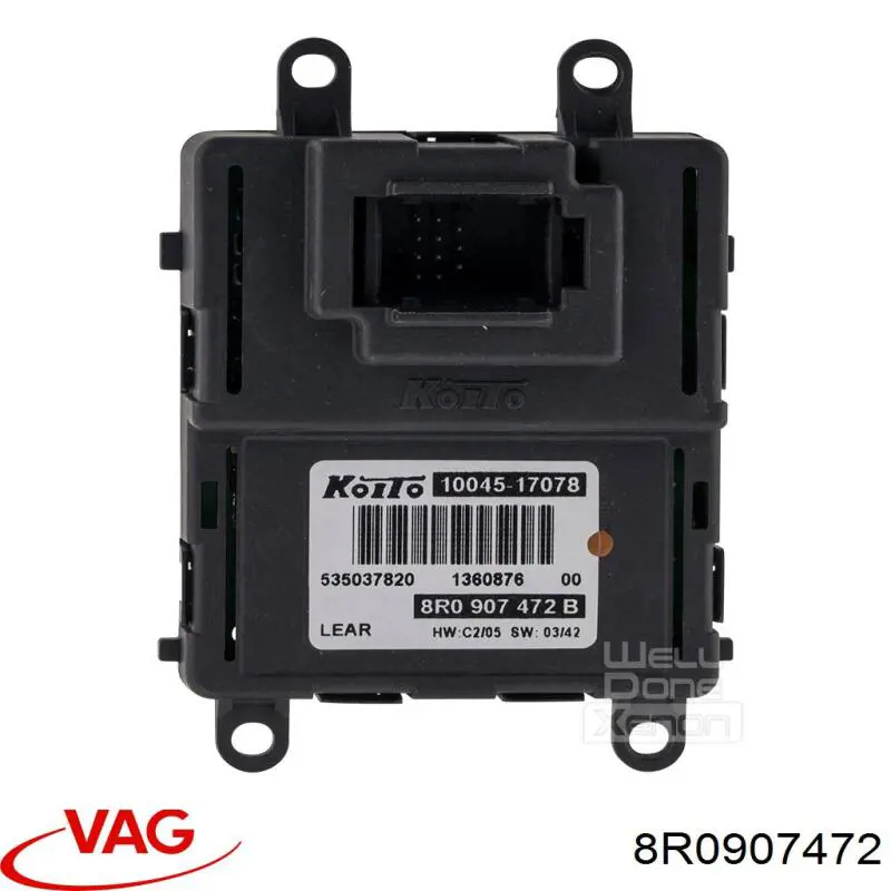 Módulo de direção (Centralina eletrônica) das luzes VAG 8R0907472 preço, a partir de 67,21 USD