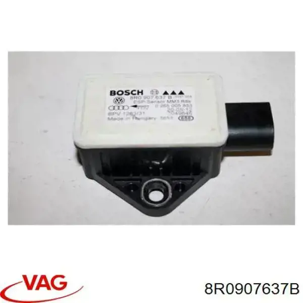8R0907637B VAG Sensor de aceleração transversal (ESP)