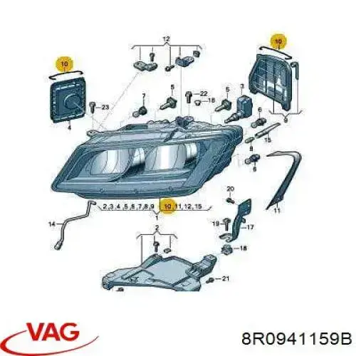  VAG 8R0941159B preço, a partir de 29,22 USD