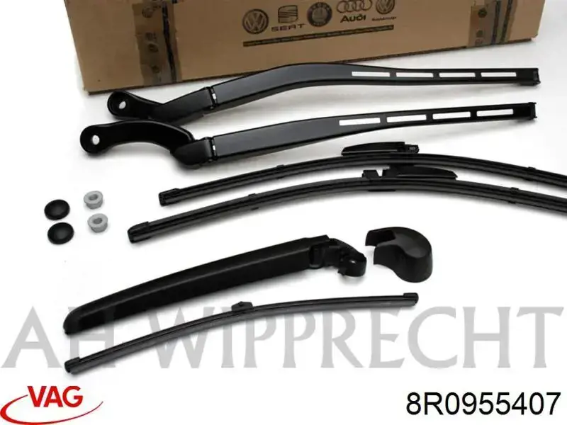 Compre 8R0955407 VAG Braço de limpa-pára-brisas de vidro traseiro