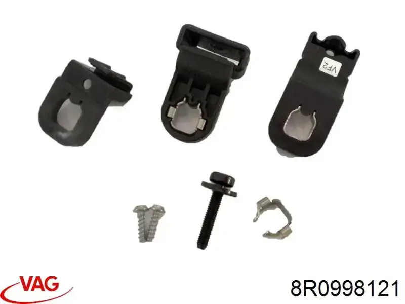 8R0998121 VAG Consola (adaptador) de fixação da luz dianteira esquerda