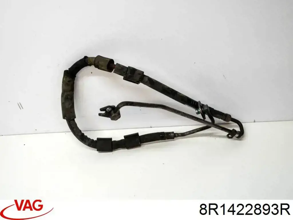 Compre 8R1422893AC VAG Mangueira da Direção hidrâulica assistida de pressão alta desde a bomba até a régua (do mecanismo)