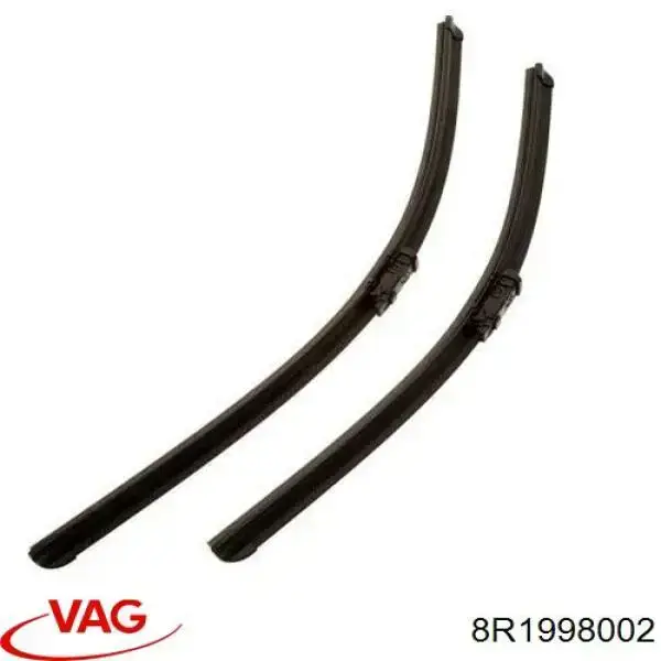 Limpa-pára-brisas do pára-brisas, kit de 2 un. VAG 8R1998002 preço, a partir de 13,20 USD