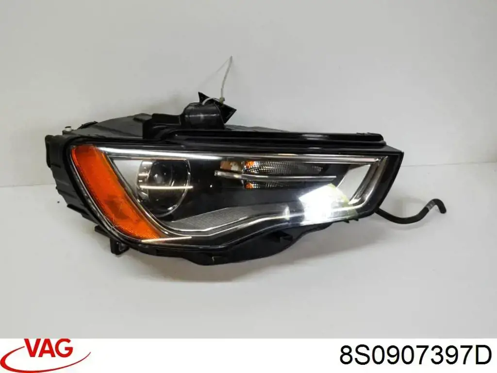8S0907397D VAG Módulo de direção (Centralina eletrônica) das luzes