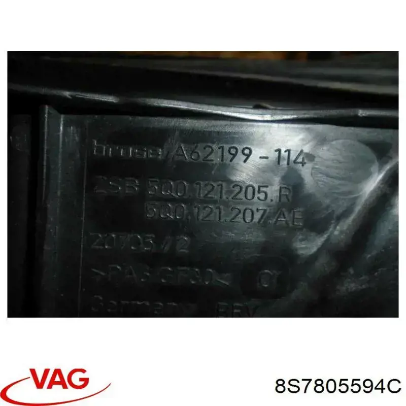 Suporte do radiador montado (painel de montagem de fixação das luzes) VAG 8S7805594C preço, a partir de 475,81 USD