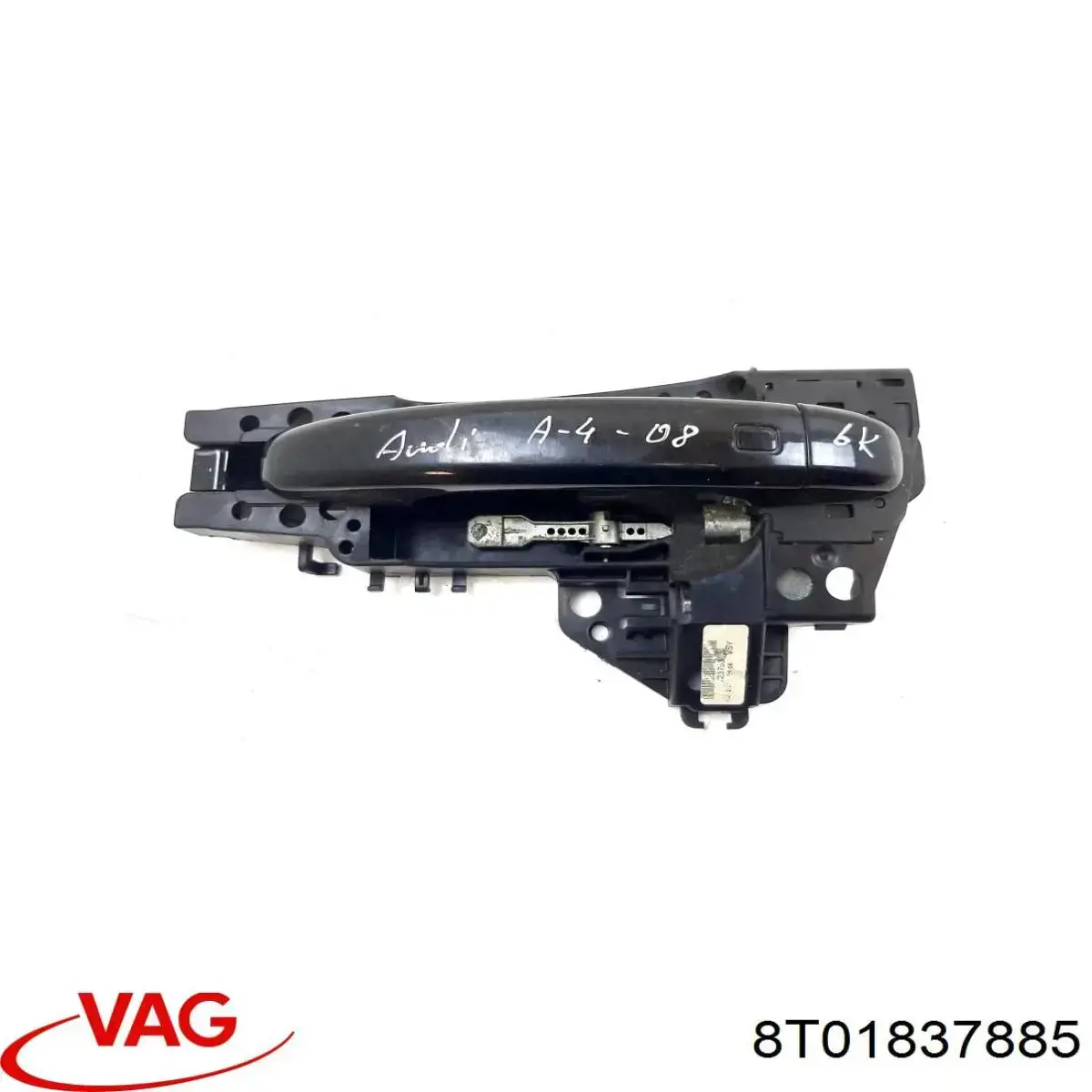 8T01837885 VAG Suporte de maçaneta externa da porta dianteira esquerda