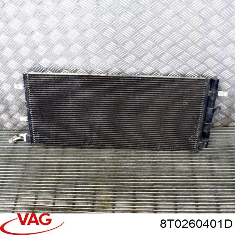 8T0260401D VAG Radiador de aparelho de ar condicionado